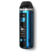 SMOK RPM 2S 80W Prism Blue mod pod vape kit, TPD compliant e-cigarette with replaceable 18650 battery and refillable pod system.